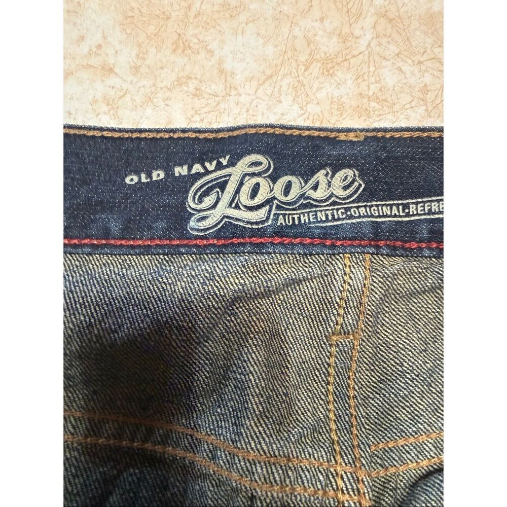Old Navy Mens Loose Jeans Sz 38/33 - Picture 3 of 6